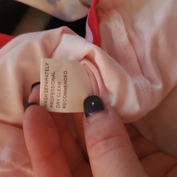 Adorable pink heart pajama one piece shorts. - Picture 4 of 4